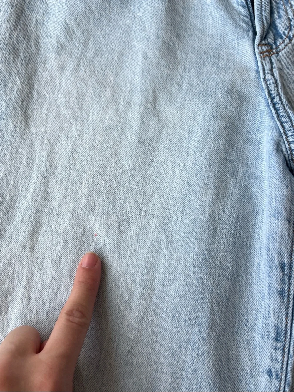 Abercrombie Kids Light Wash Baggy Jeans 15/16 High Rise Wide Leg Denim